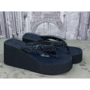 MICHAEL Michael Kors Chandler Wedges Women’s Navy Sandal Size 11 M